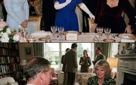 Camilla Se Sentó En El Lugar De Diana En La Cena Real — La Reina La Detuvo Frente A Todos s