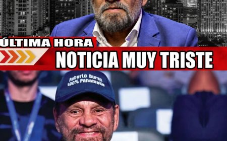 HACE 15 MINUTOS: La tragedia y el triste final de Roberto Durán – ¡Intenta no llorar al verlo! o