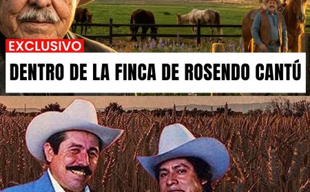Así es la LUJOSA VIDA de ROSENDO CANTÚ en su RANCHO a los 80 AÑOS s