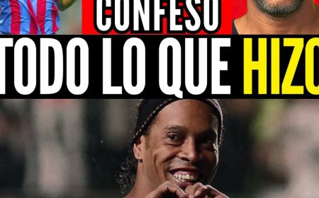 RONALDINHO: CONFESÓ LLORANDO LA VERDAD 