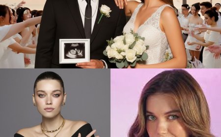 A sus 27 años, Afra Saraçoğlu finalmente habló abiertamente sobre su boda y su hijo por nacer. r