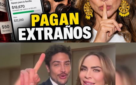 Aylín Mujica CALLA mientras extraños PAGAN el funeral de su hijo 