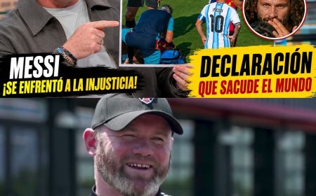 ¡Wayne Rooney estalla contra España y lanza un feroz respaldo a Messi y Argentina!  