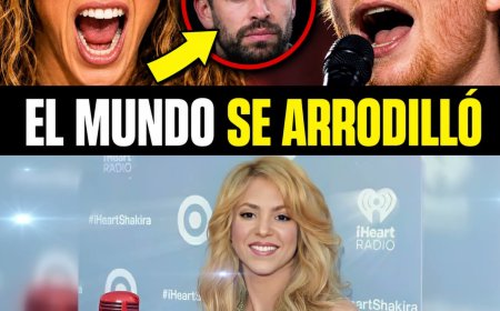 💥 ¡BOMBAZO! ED SHEERAN y BURNA BOY SE RINDEN a SHAKIRA en NUEVA YORK… y PIQUÉ DESAPARECE
