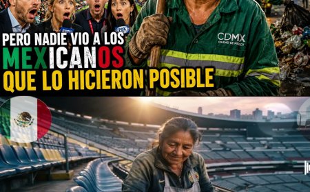 TODOS APLAUDIERON EL MUNDIAL… PERO NADIE VIO A LOS MEXICANOS QUE LO HICIERON POSIBLE 