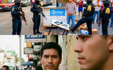 Sicarios Fueron A Cobrar Piso A Un Vendedor De AT&T... Pero No Sabían Quién Estaba Con Él