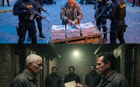 El Cártel Catea a Un Vendedor De Periódicos...Cuando El Viejo Gritó, bajaron sur armas 
