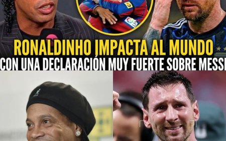 ¿QUÉ DIJO RONALDINHO SOBRE MESSI DESPUÉS DE LA FINAL DE ARGENTINA Y ESPAÑA DEL MUNDIAL DE 2026?