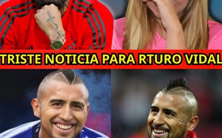 La tragedia y triste final de Arturo Vidal: su esposa lloró y confirmó la triste noticia a