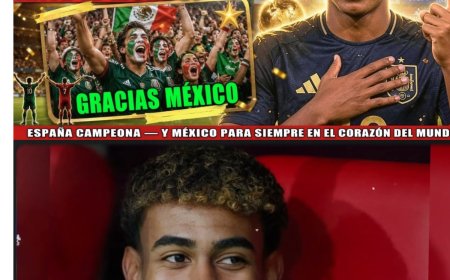 🚨¡LAMINE YAMAL SE EMOCIONA y NOMBRA a MÉXICO en su PRIMER DISCURSO como CAMPEÓN DEL MUNDO