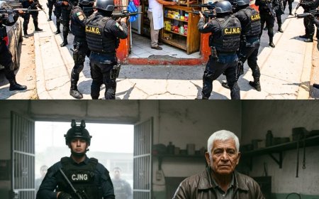 El CJNG Entró Al Oxxo A Cobrar Cuota… Afuera Había Algo Que Nadie Del Barrio Había Visto Antes 