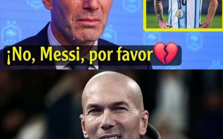 EL EMOCIONANTE PEDIDO DE ZIDANE A MESSI AL ASUMIR LA SELECCIÓN FRANCESA a