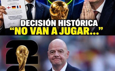 INFANTINO PONE PRECIO AL FÚTBOL Y EUROPA RESPONDE VETANDO A LAS 5 GRANDES DEL MUNDIAL 2030  