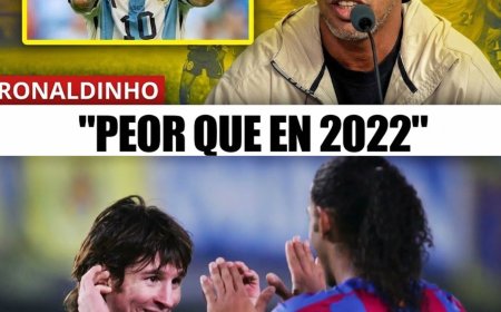 RONALDINHO DIJO LO QUE TODOS PENSAMOS SOBRE MESSI Y ARGENTINA  