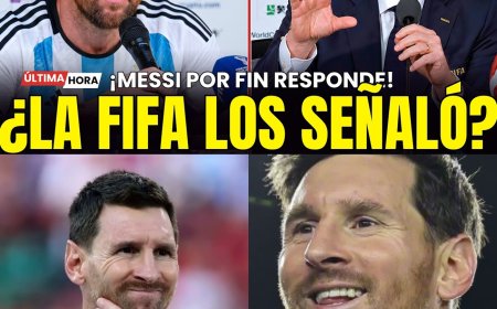 ¡Messi ROMPE el Silencio Tras el Ataque de la FIFA a Argentina! Su Impactante Anuncio Se Hace Viral 