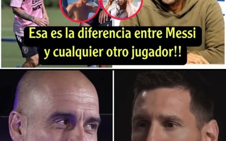 ¿Qué dijo Guardiola después de que Messi regresara rápidamente al entrenamiento del Intermiami?  