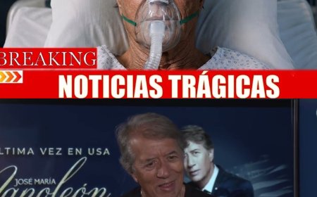 ÚLTIMA HORA: El trágico final de José María Napoleón - A los 77 años: su tragedia es desgarradora. a