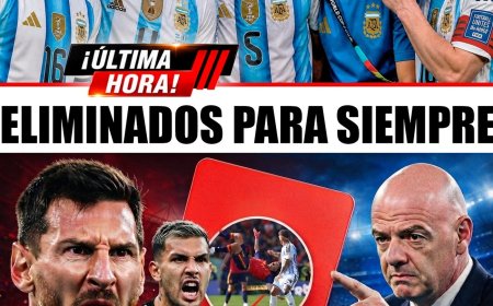 ¡ÚLTIMO MINUTO! ARGENTINOS EXPULSADOS DEL FÚTBOL MUNDIAL POR LA FIFA SON CASTIGADOS FEROZMENTE  