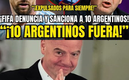 ¡SE ACABÓ! LA FIFA DENUNCIA Y SANCIONA A 10 ARGENTINOS TRAS LAS AGRESIONES EN LA FINAL DEL MUNDIAL