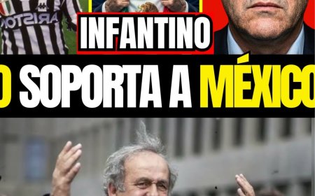 PLATINI ESTALLA CONTRA INFANTINO:LA ASQUEROSA VERDAD Sobre la MULTA a MÉXICOy el FAVORITISMO a EE.UU 