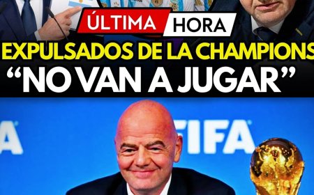 ¡ÚLTIMA HORA! UEFA EXPULSA DE LA CHAMPIONS LEGUEA A LOS JUGADORES ARGENTINOS POR ESCÁNDALO MUNDIAL 