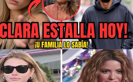 ¡BOMBAZO! CRISIS TOTAL entre PIQUÉ y CLARA CHÍA por la EX SUEGRA de SHAKIRA