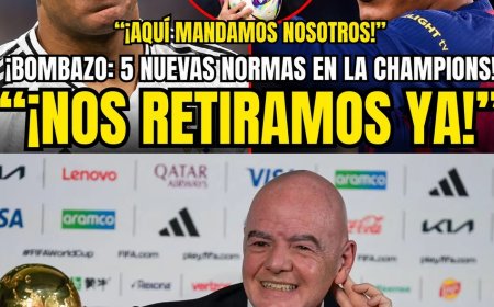 BARÇA , MADRID Y 3 MÁS ESTALLAN: ¡NO JUGARÁN LA CHAMPIONS LEAGUE CON ESTAS 5 NUEVAS REGLAS! 