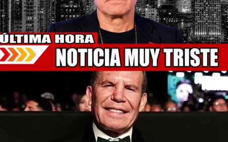 HACE 8 MINUTOS: Triste noticia sobre Julio César Chávez: su esposa confirmó la desgarradora noticia. 