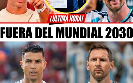 CRISTIANO HUMILLA ARGENTINA E IMPACTA CON UN MENSAJE SOBRE SU EXPULSIÓN DEL MUNDIAL 2030 