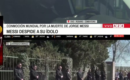 🔴 TERMINÓ EL ÚLTIMO ADIÓS A JORGE MESSI: ASÍ SALEN LOS ALLEGADOS 