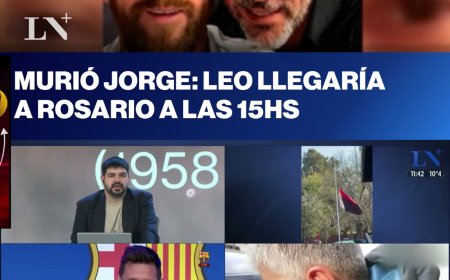 Murió Jorge Messi a los 68 años: Leo viaja a Rosario hoy 
