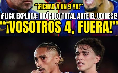 ¡ÚLTIMA HORA! FLICK ESTALLA TRAS DERROTA ANTE UDINESE: ¡ECHA A 4 JUGADORES Y EXIGE FICHAR A UN 9! 