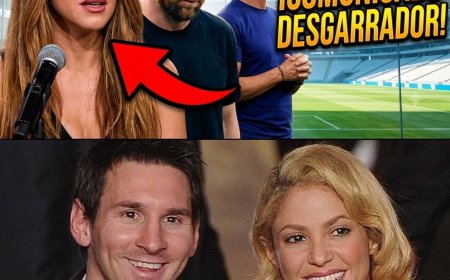 SHAKIRA EN CASA de LIONEL MESSI tras CONFIRMAR MUERT3 de SU PADRE 