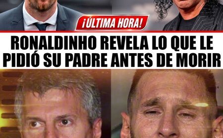 RONALDINHO HACE LLORAR A MESSI TRAS EL HOMENAJE QUE LE HIZO A SU PADRE ¡ESTREMECIÓ AL MUNDO!  