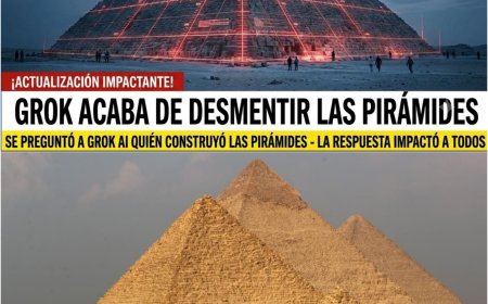 Se le preguntó a Grok AI quién construyó las pirámides: la respuesta sorprendió a todos.