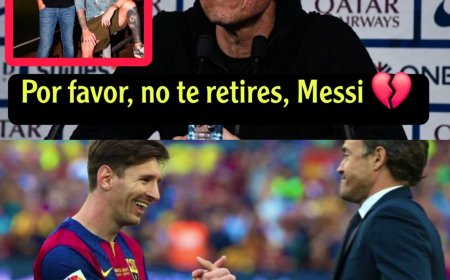 El comentario de Luis Enrique después de que Messi insinuara su retiro tras la muerte de su padre. 