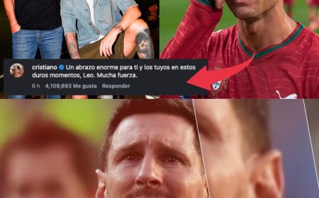EL CONMOVEDOR MENSAJE de CRISTIANO RONALDO a MESSI 