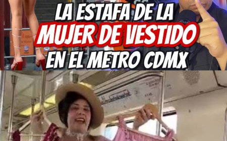 La ESTAFA de la MUJER de VESTIDO en el METRO CDMX 