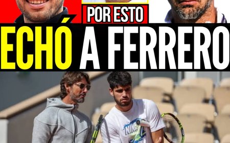 CARLOS ALCARAZ: el secreto detrás de la salida de Juan Carlos Ferrero 