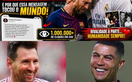 O QUE CRISTIANO RONALDO DISSE A MESSI DEPOIS DA MORTE DO PAI DELE — E POR QUE ESSA MENSAGEM TOCOU O 