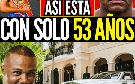 FÉLIX "TITO" TRINIDAD: CUMPLIÓ 53 AÑOS Y CÓMO VIVE ES MUY TRISTE 