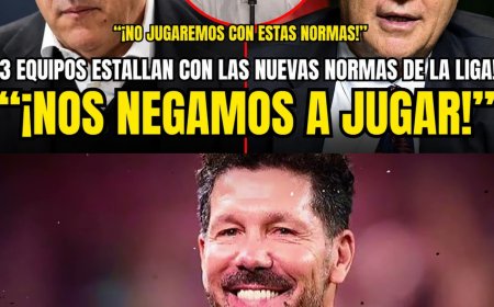 BOMBAZO: ¡5 NUEVAS NORMAS EN LA LIGA! BARÇA Y MADRID EXPLOTAN: ¡SE NIEGAN A JUGAR CON ESTAS REGLAS! 