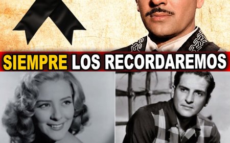 ACTORES DE LA ÉPOCA DE ORO QUE FALLECIERON 