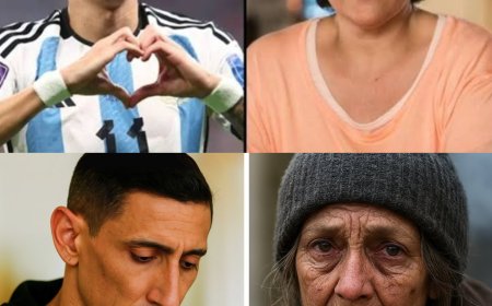 ÁNGEL DI MARÍA encuentra a su madre biológica viviendo en la calle… ¡y su reacción sorprende! 
