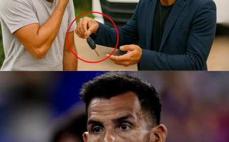 CARLOS TÉVEZ LE DIO UN CAMIÓN NUEVO AL CAMIONERO QUE LO PERDIÓ TODO 