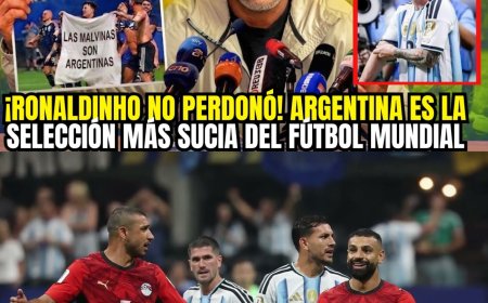 🚨¡RONALDINHO DESTRUYE A LOS ARGENTINOS! "ARGENTINA ES LA SELECCIÓN MÁS SUCIA DEL FÚTBOL MUNDIAL"