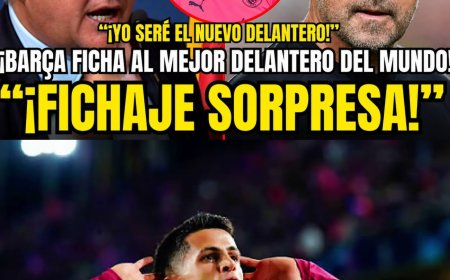 ¡SE ACABÓ! EL BARÇA EXPLOTA: ¡DESCARTA A JULIÁN Y FICHA AL MEJOR DELANTERO DEL MUNDO! 
