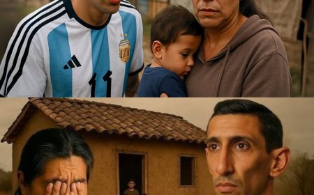 ÁNGEL DI MARÍA sigue a su EX EMPLEADA y descubre que vive en un TERRENO INVADIDO con sus hijos