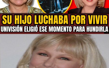 Cristina Saralegui: SU Hijo Luchaba Por Vivir... Y Univisión Elegía Ese Momento Para Hundirla 