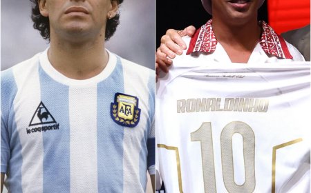 El día que Maradona hizo llorar a Ronaldinho frente al mundo